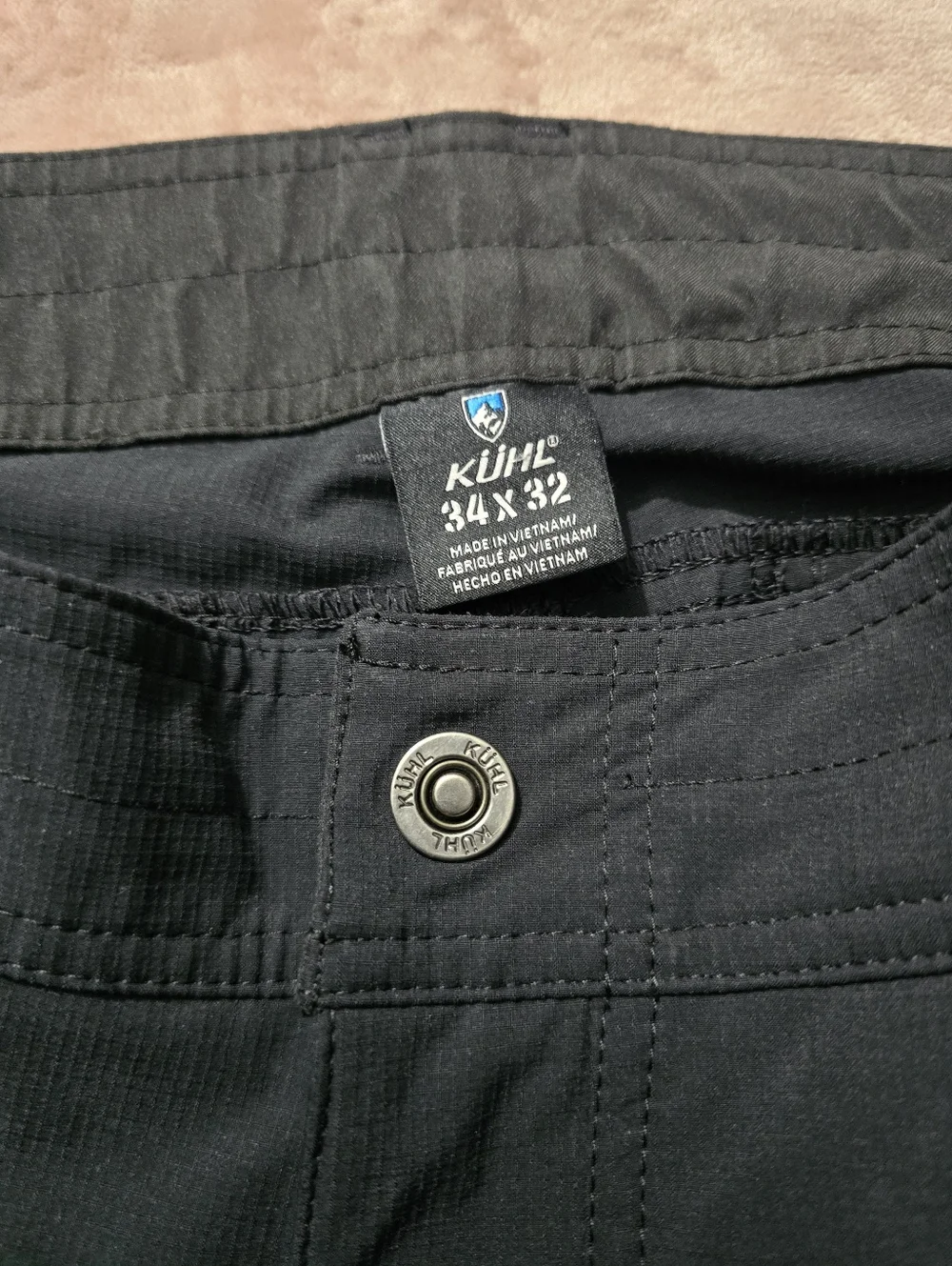 Kuhl Silencr Rogue Hiking Pants 34x32 Tapered Stretch Travel Dark Gray - Picture 3 of 7